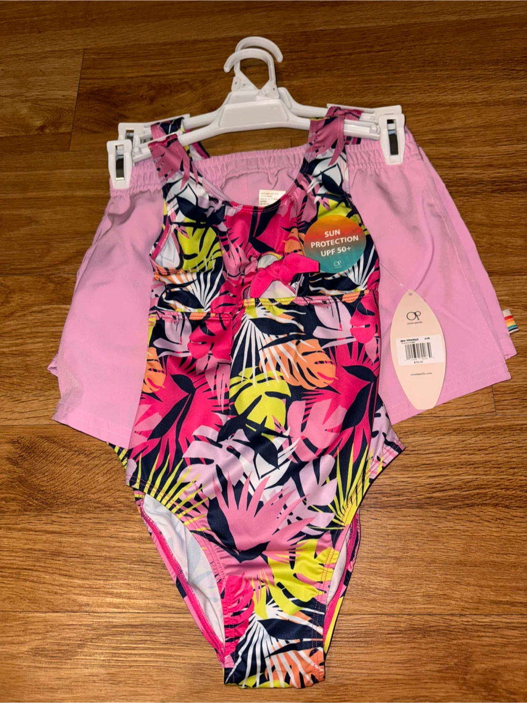 Girls Swimsuit and Shorts Set