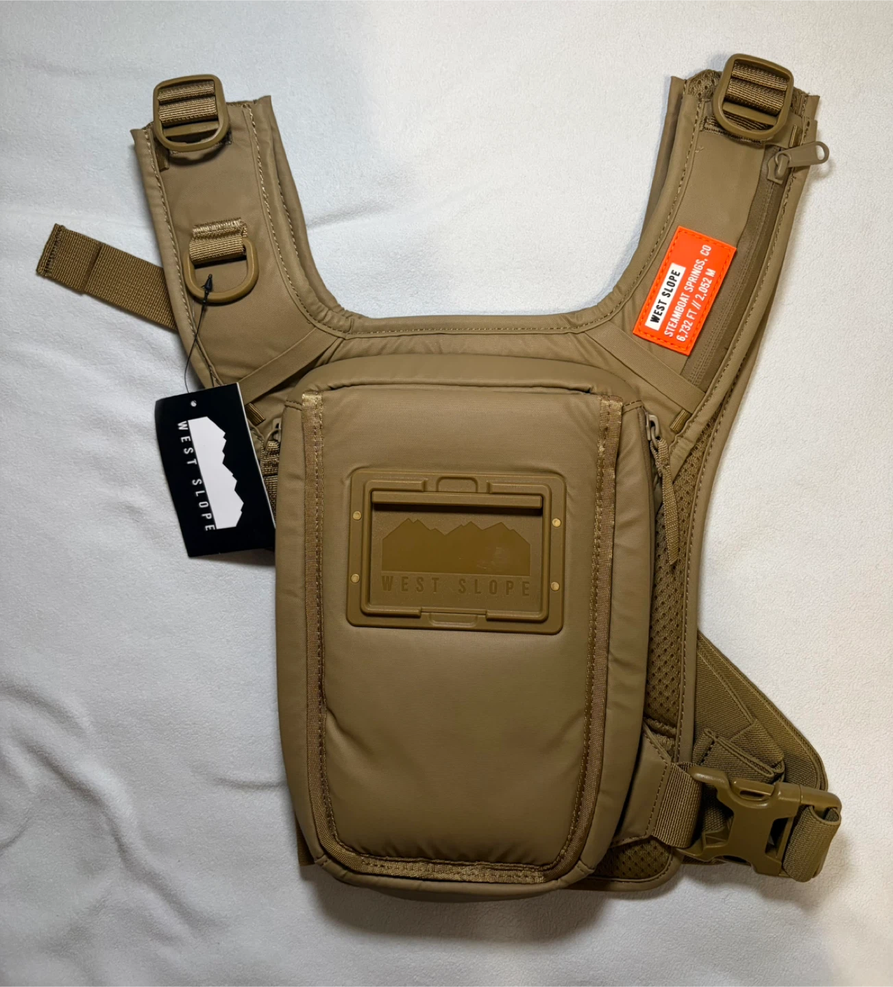 West Slope Gear Pro-180 Slim Chest Pack Coyote Brown Outdoors