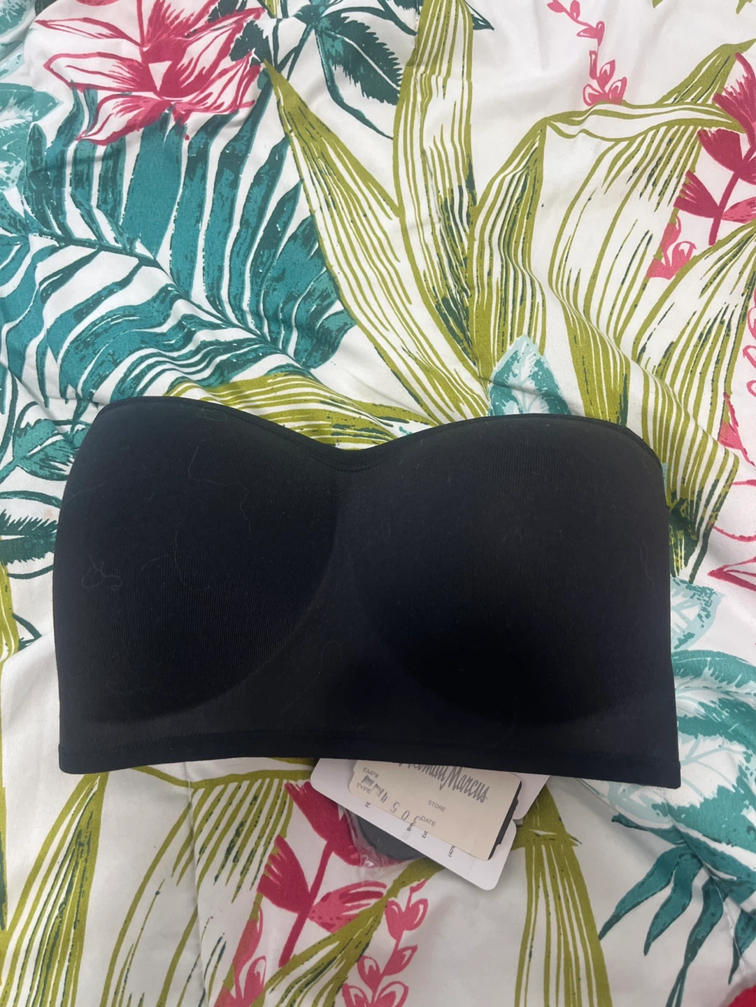 Black Strapless Bra