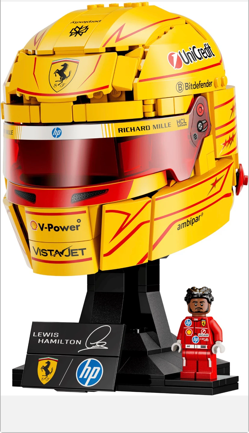 LEGO Scuderia Ferrari HP Lewis Hamilton Helmet Set - photo 4