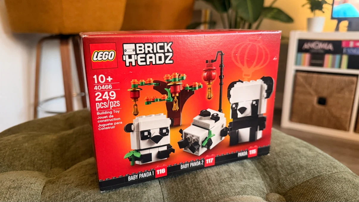Brick Headz panda Lego