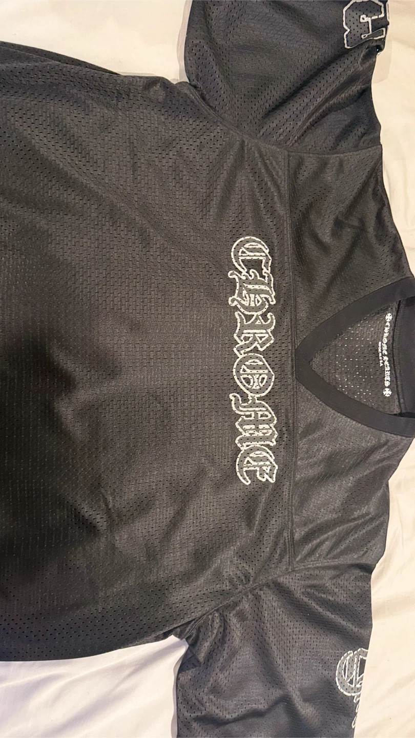 Chrome Hearts Black Mesh Jersey & Shorts Set