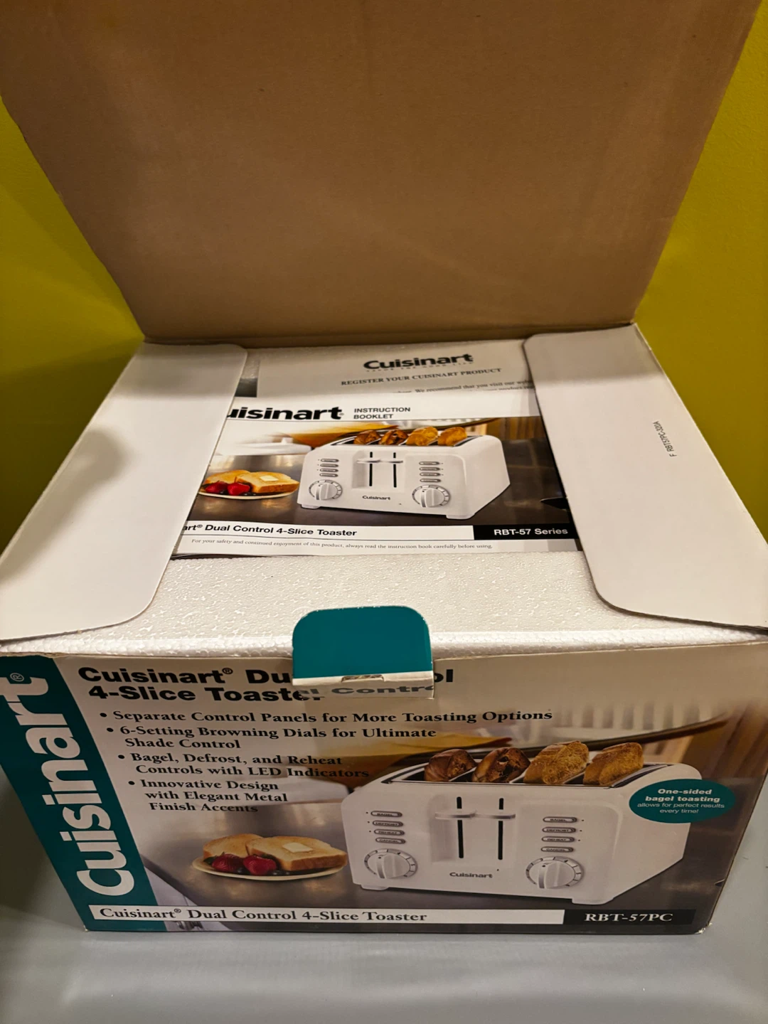 Cuisinart Dual Control 4-Slice Toaster RBT-57PC - photo 3