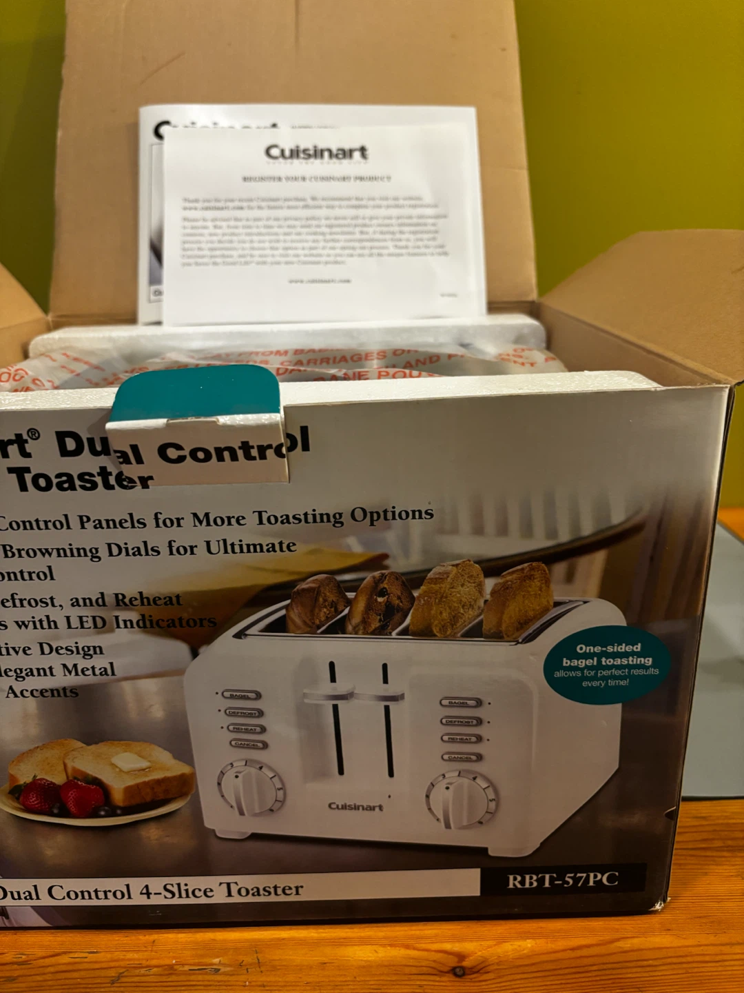 Cuisinart Dual Control 4-Slice Toaster RBT-57PC - photo 5