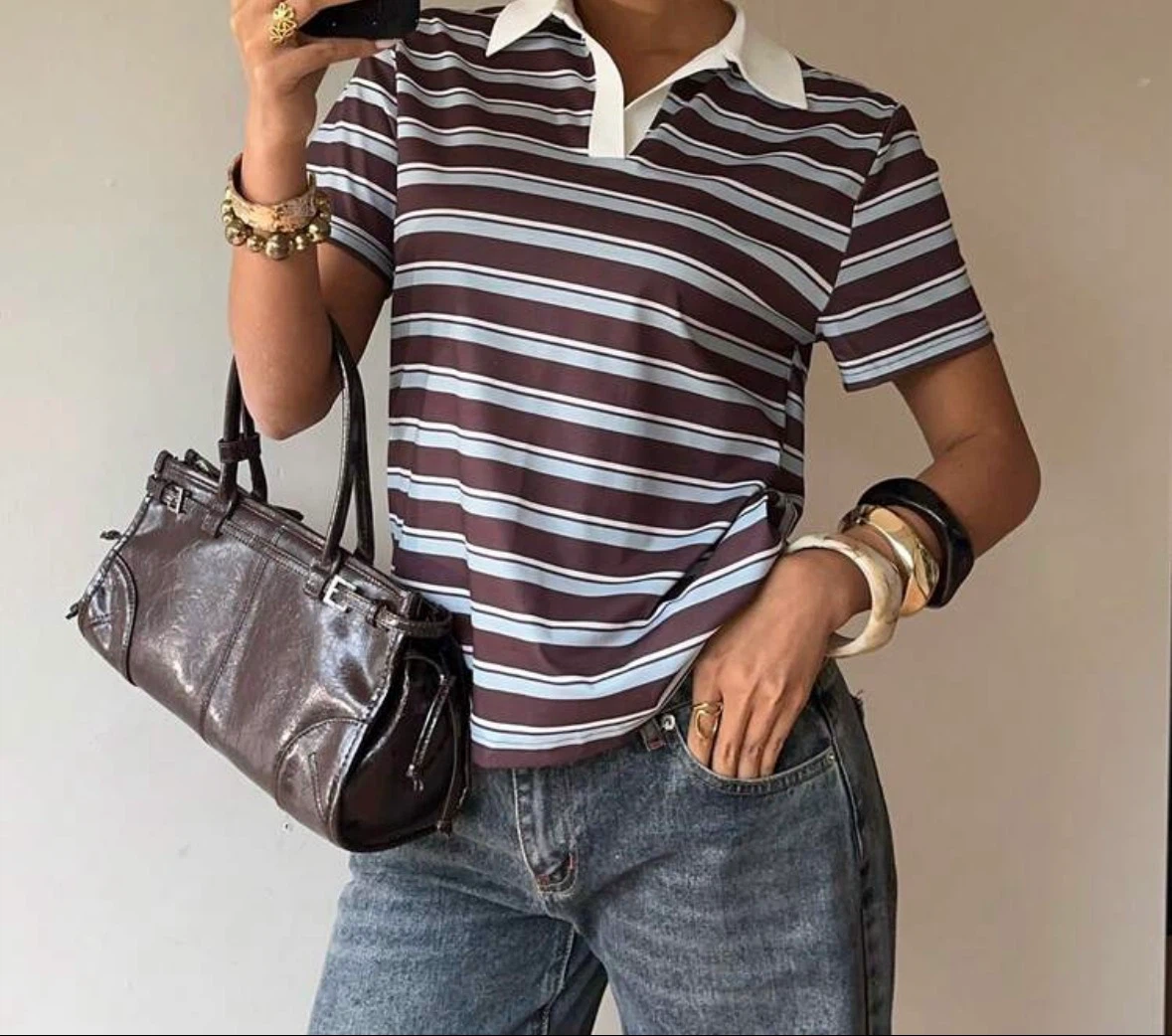 Striped Polo Shirt
