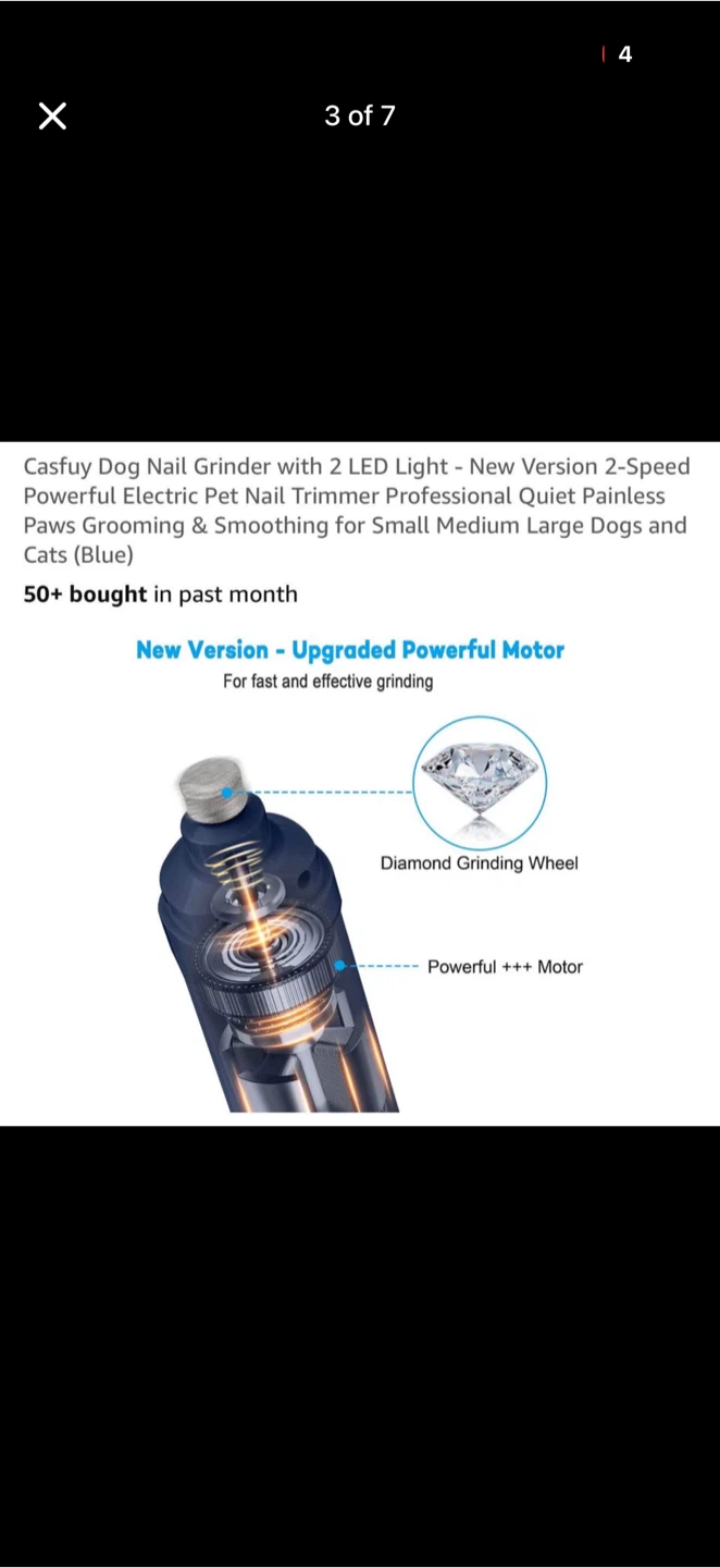 SALE🐶✨ Casfuy LED Dog Nail Grinder ✨🐾 - photo 5