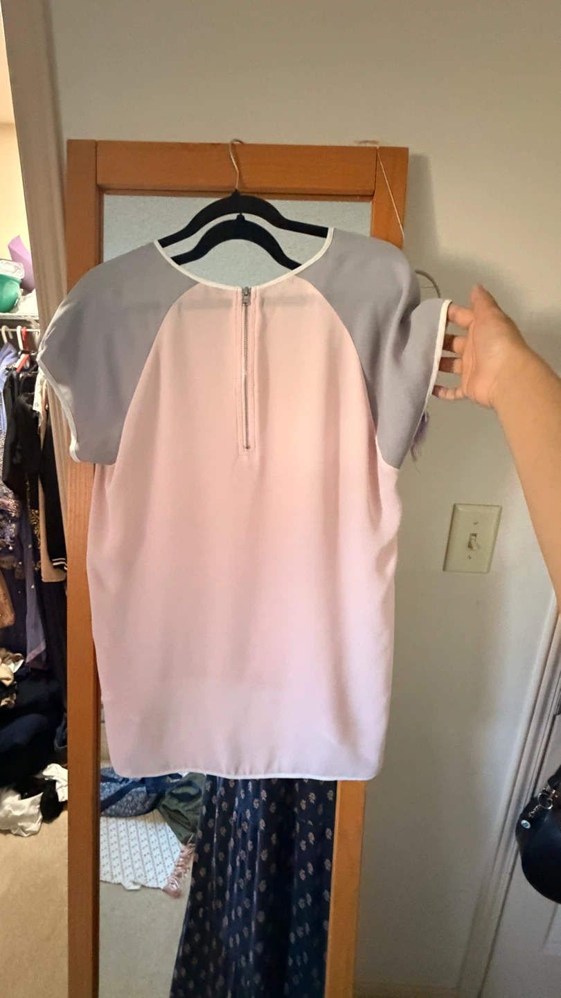 Kenneth Cole Reaction Pink & Grey Top - photo 2