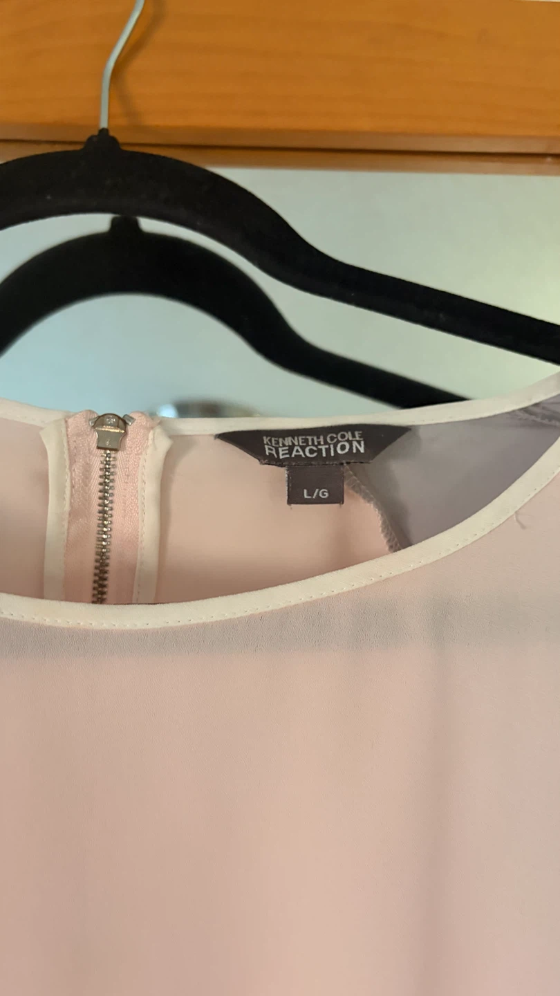 Kenneth Cole Reaction Pink & Grey Top - photo 4