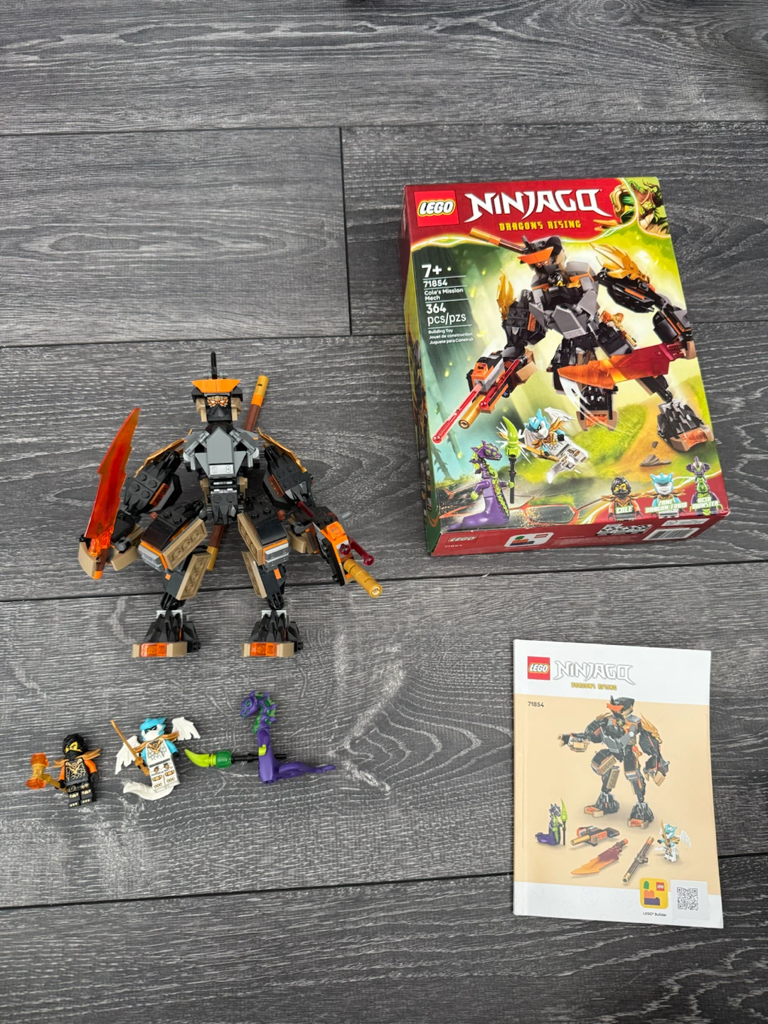 Lego ninjago set 71854 Cole’s mission mech