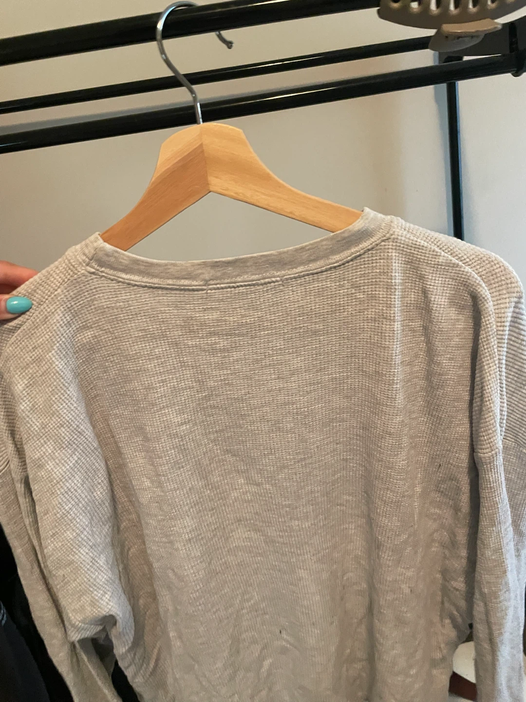 Brandy Melville Waffle Knit Long Sleeve - photo 2