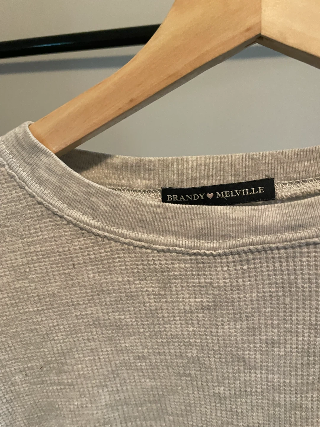 Brandy Melville Waffle Knit Long Sleeve - photo 3