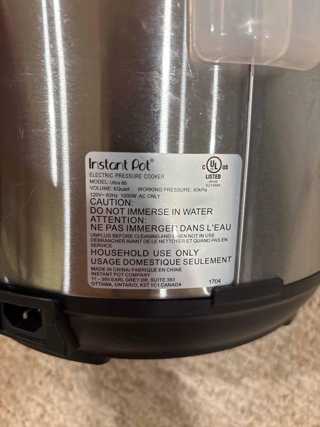 Instant Pot Ultra Electric Pressure Cooker - photo 4