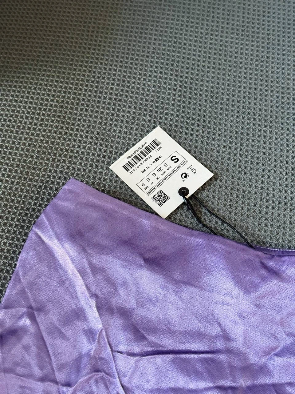 ZARA Lavender Viscose Mini Skirt – Size S - photo 3
