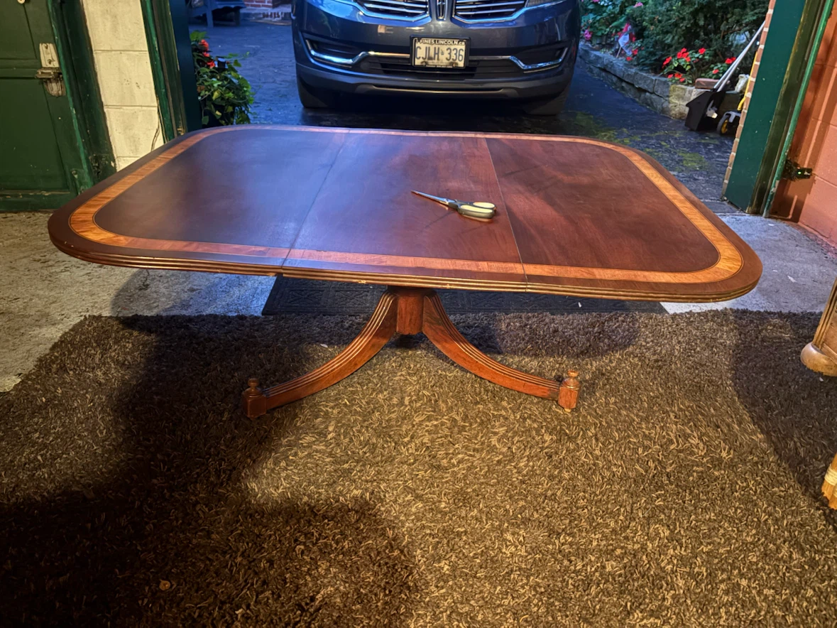 Antique Mahogany Dining Table - photo 3