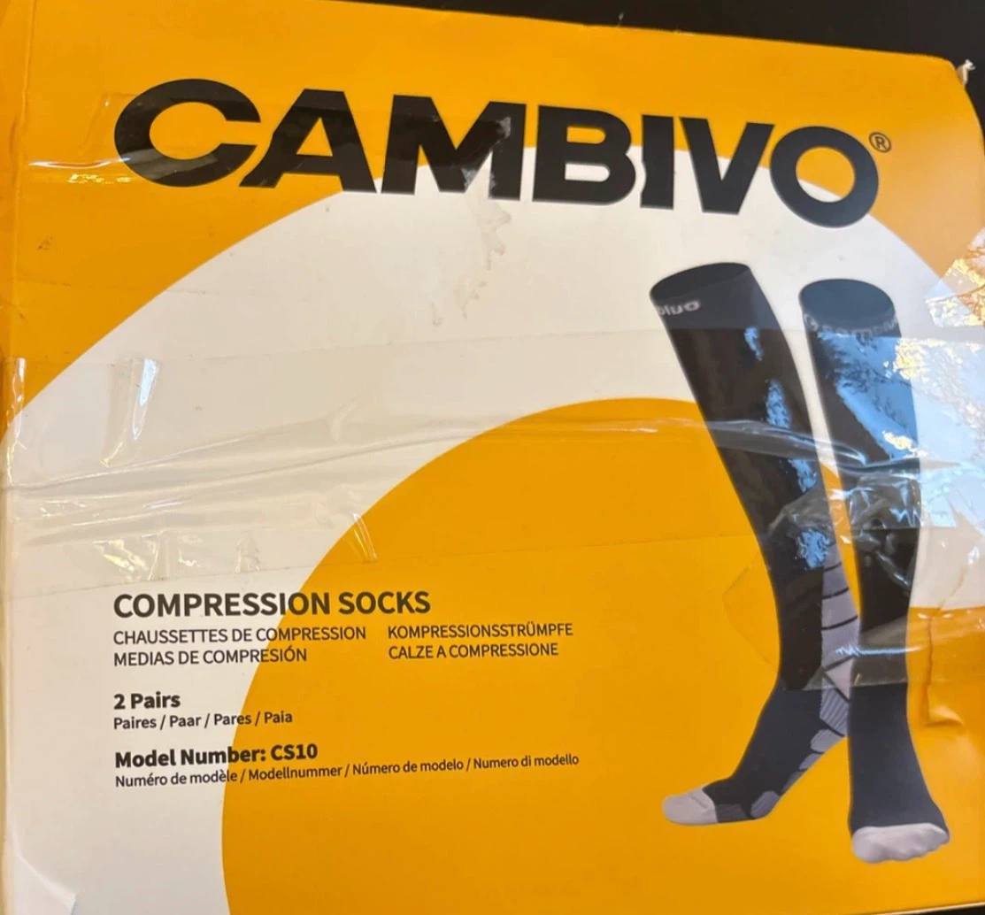 Cambivo Compression Socks - 2 Pairs