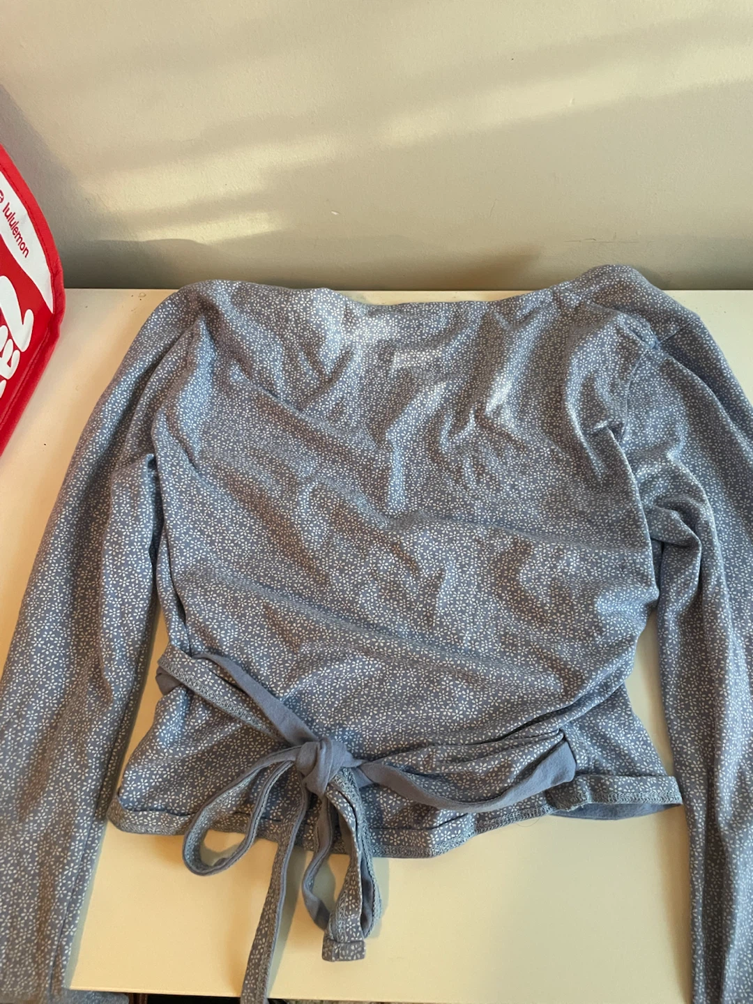 Brandy Melville Wrap Long Sleeve Top - photo 2