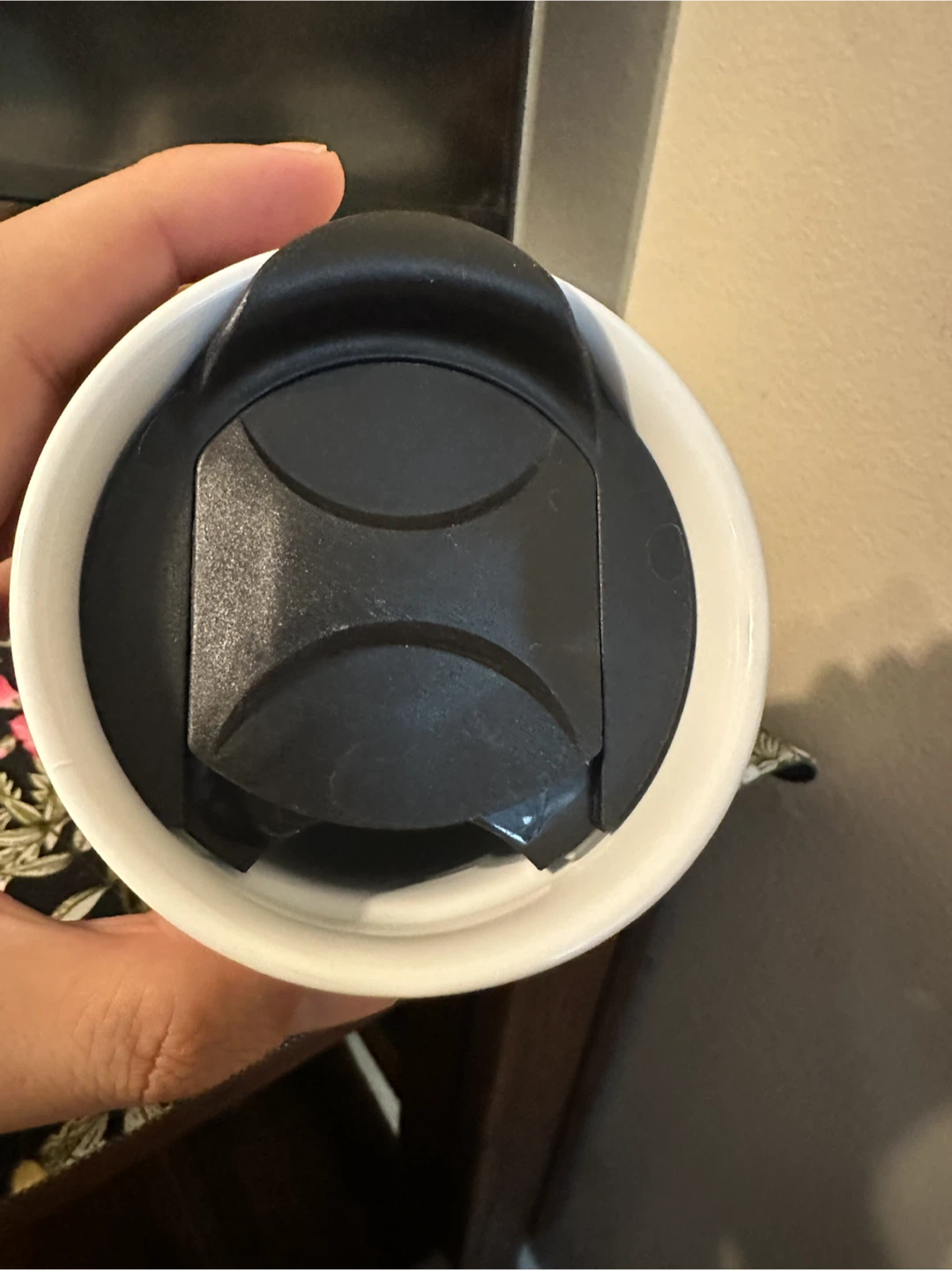 Ikea Ceramic Travel Mug with Black Lid - photo 4
