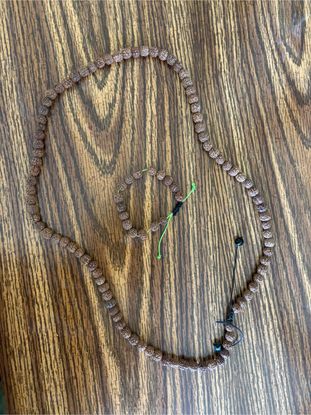 Rudraksha Mala and Bracelet Set