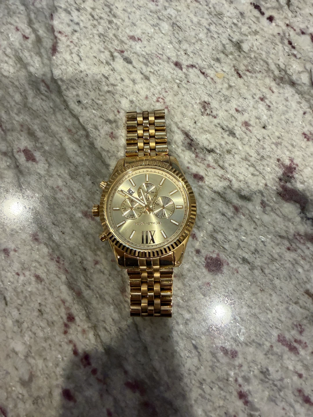 Michael Kors Gold Chronograph Watch