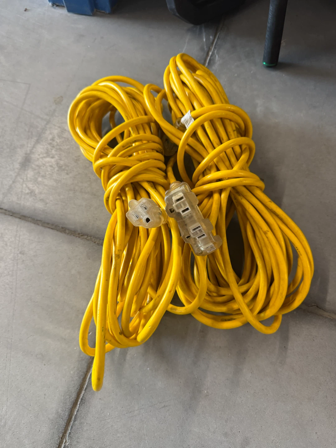 Yellow Outdoor Extension Cord - photo 3
