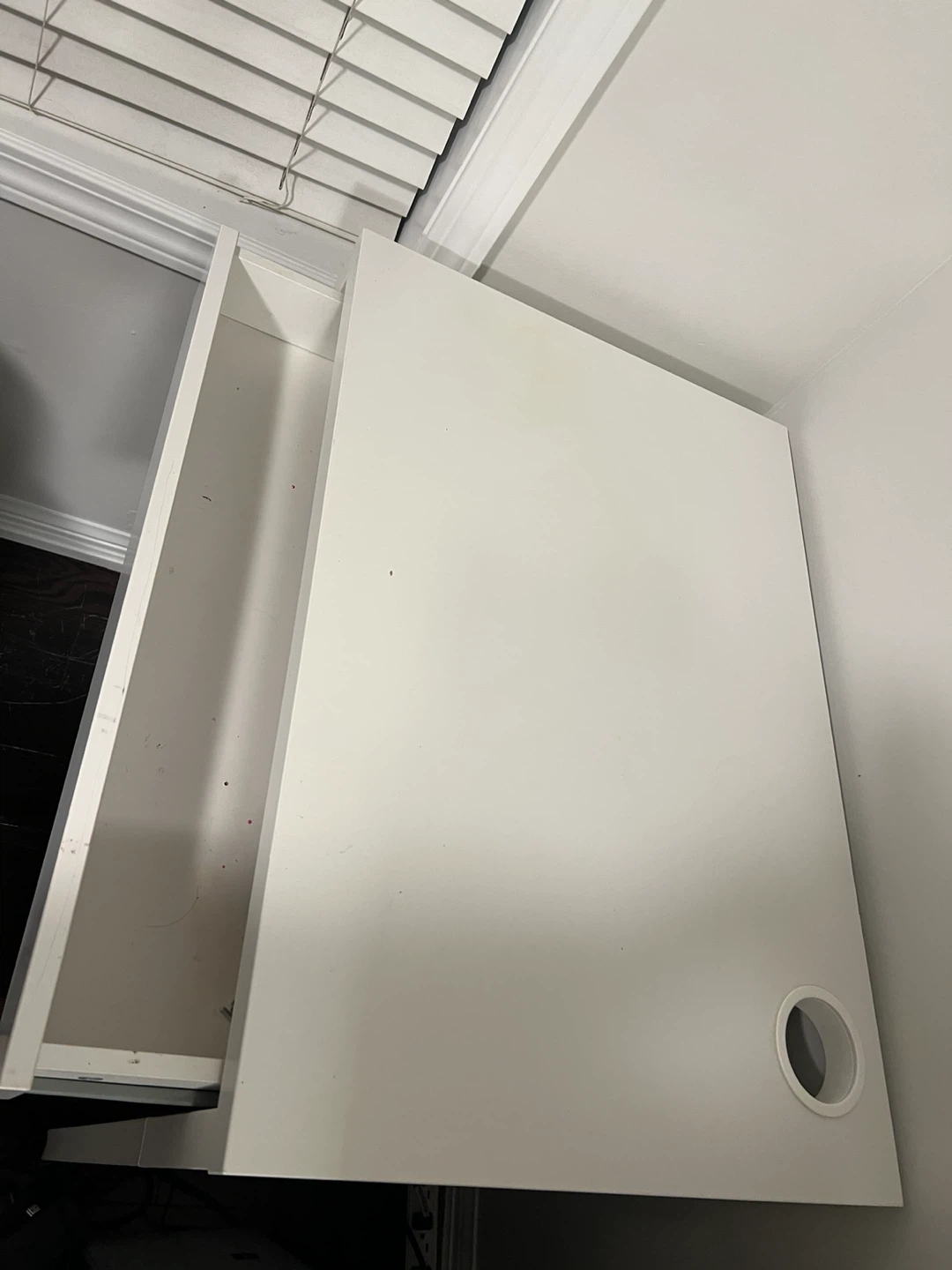Ikea Mickey - White Desk with Drawer - photo 3