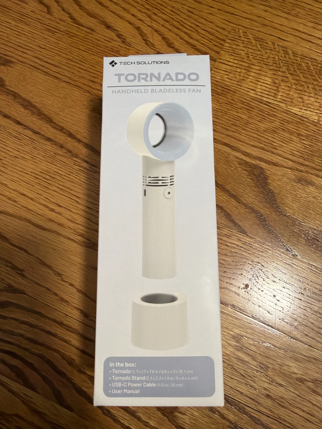 Tech Solutions Tornado Handheld Bladeless Fan