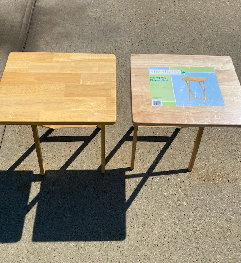 Simplicity Folding Tray Table Set *** - photo 3