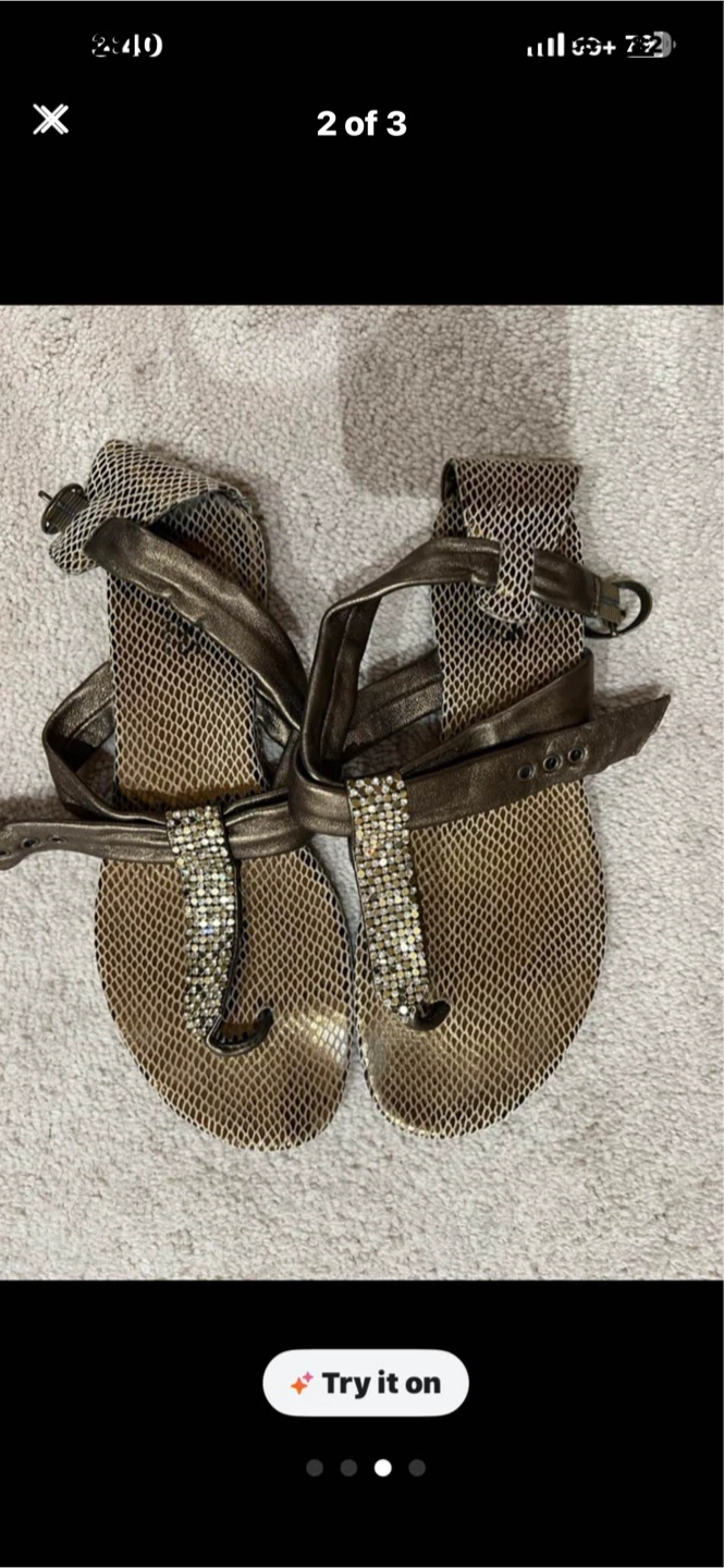 Guess Women's Snake Print Flat Sandals - photo 2