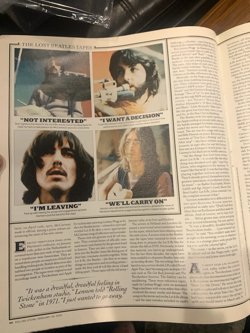 Rolling Stone Magazine - The Beatles 'Lost Tapes' Edition - photo 2