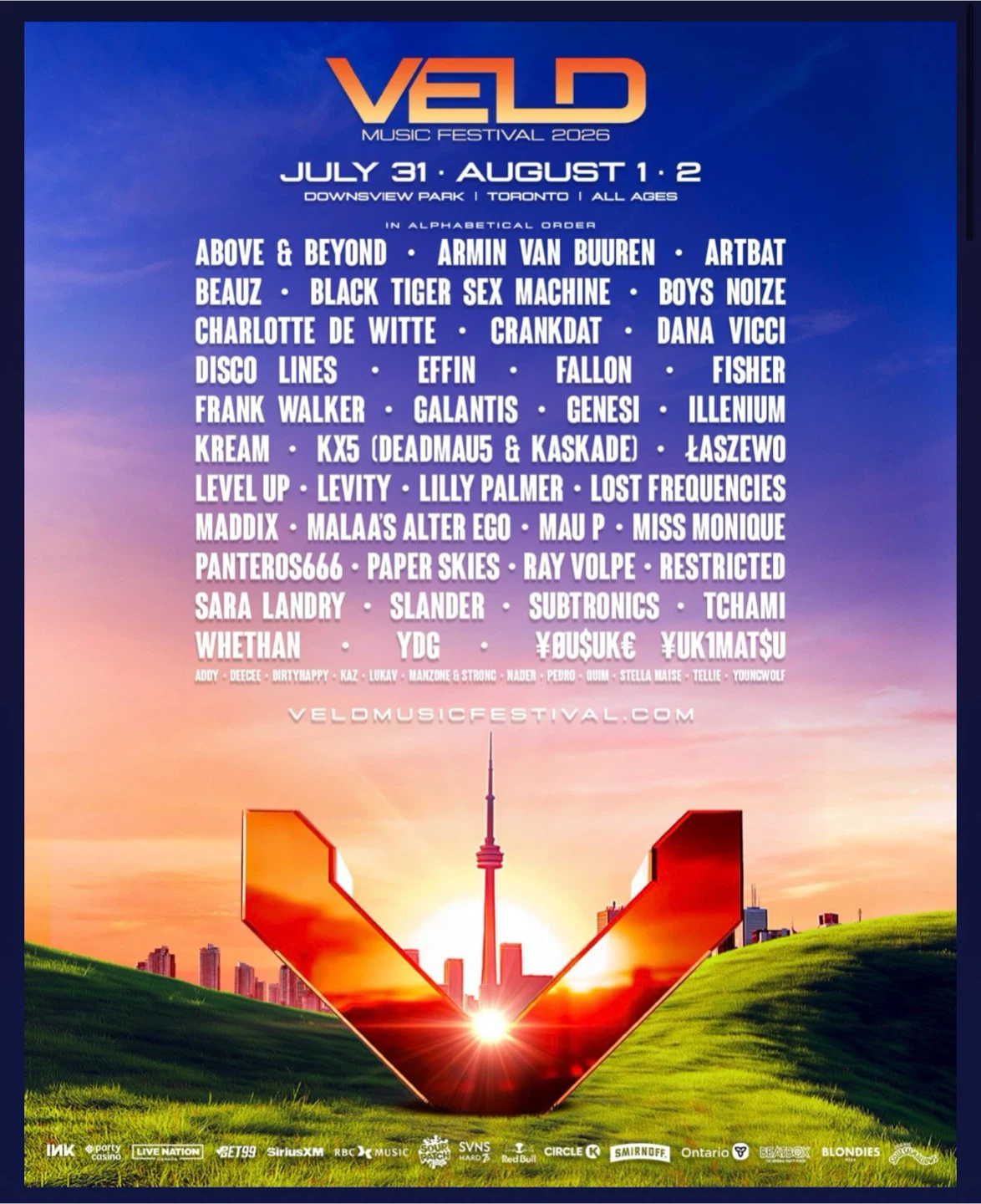 VELD Music Festival 2026 DAY 2 TICKET