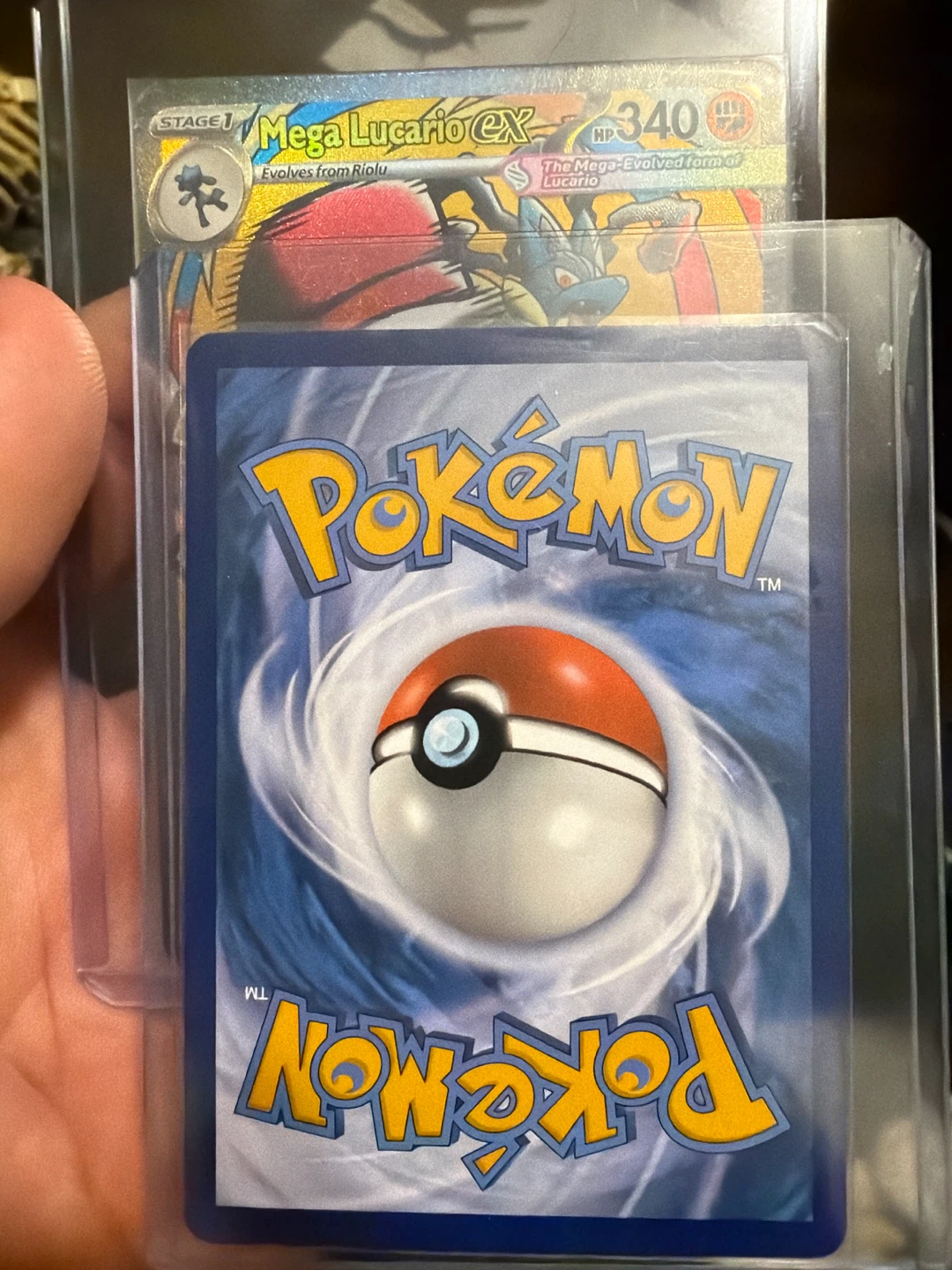 Pokémon Mega Lucario EX Trading Card