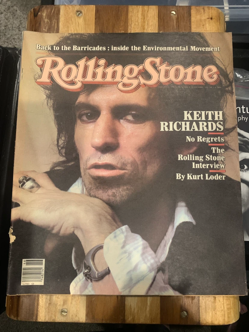 Rolling Stone Magazine - Keith Richards Cover Nov 12, 1981