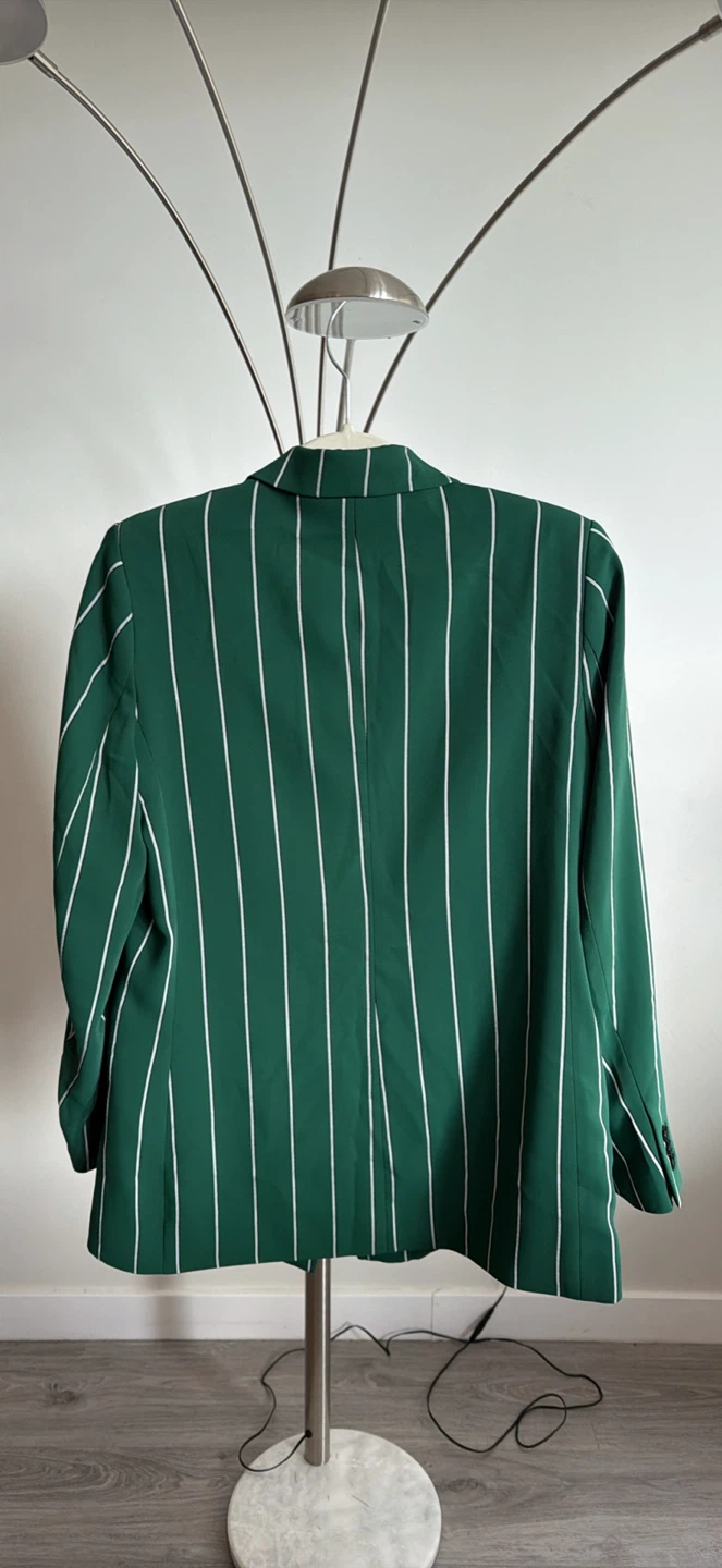 Blazer vert à rayures H&M - photo 2