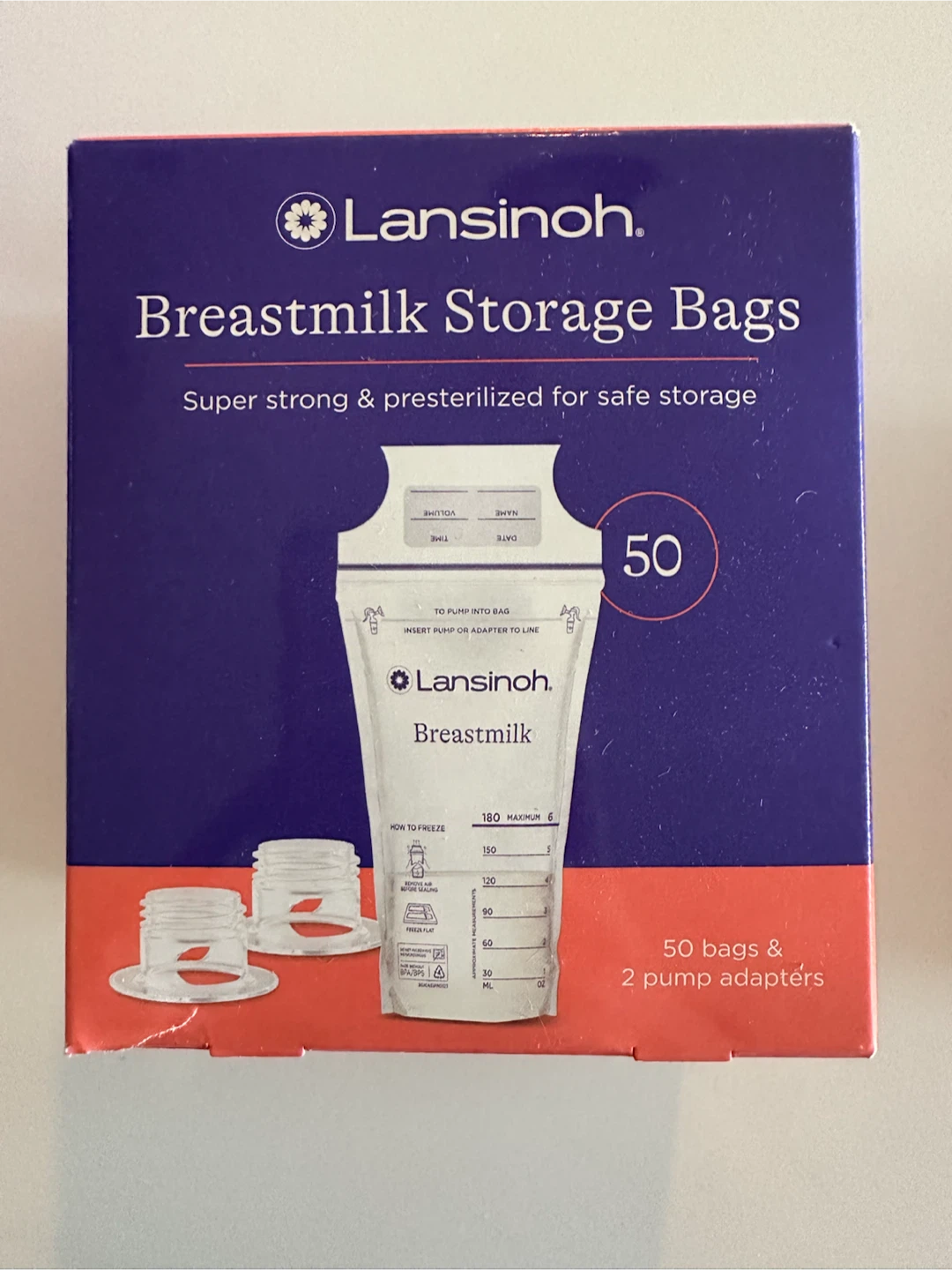 Lansinoh Breastmilk Storage Bags - 50 Count - photo 2
