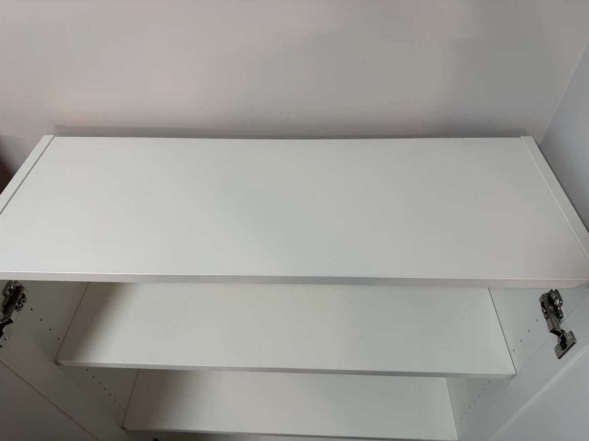 Ikea BILLY / OXBERG Bookcase with doors, white - photo 3