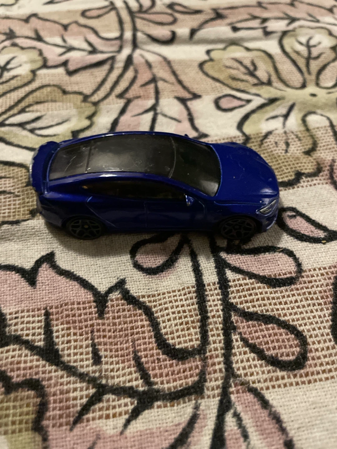 Blue Die-Cast Tesla Model S Toy Car - photo 2