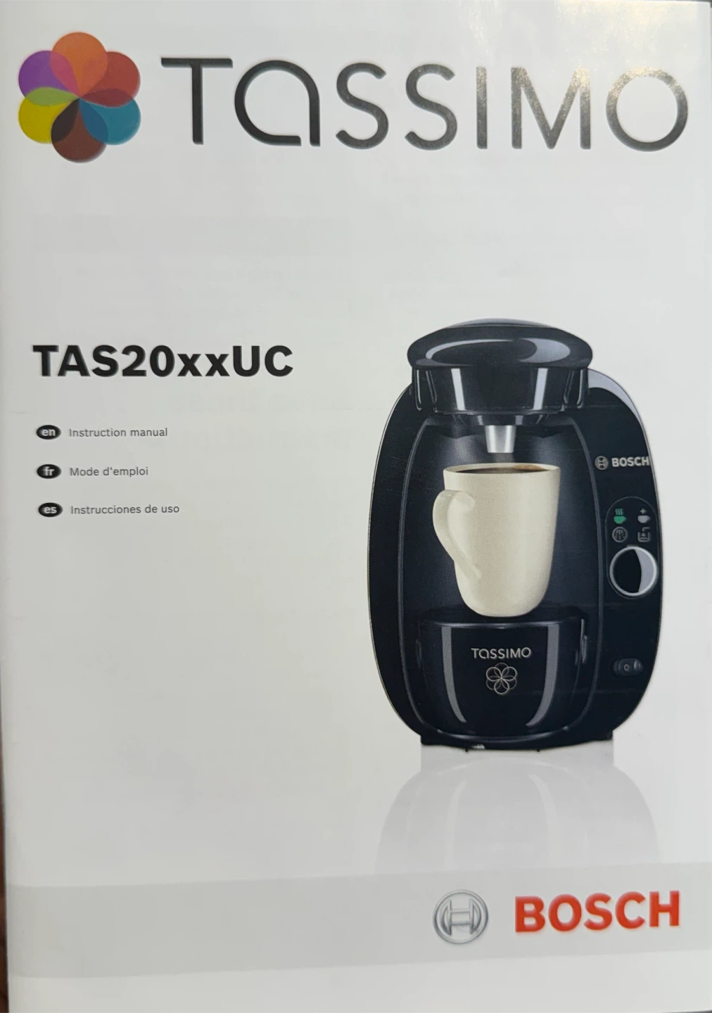 Bosch Tassimo TAS20xxUC Coffee Machine
