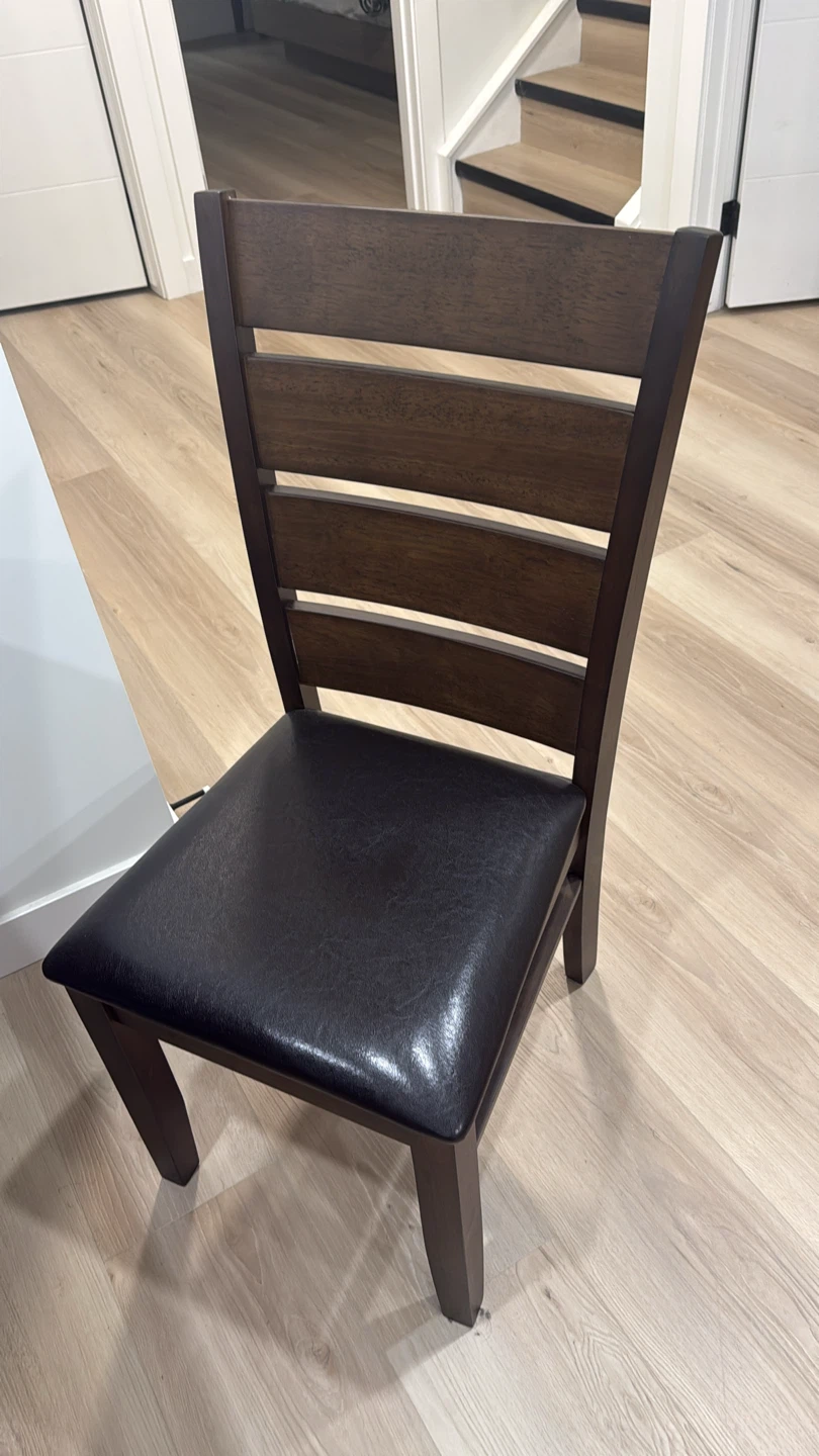 Wooden Dining Chair with Padded Seat