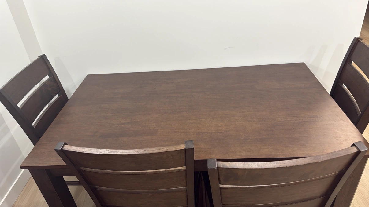 Wooden Dining Chair with Padded Seat - photo 3