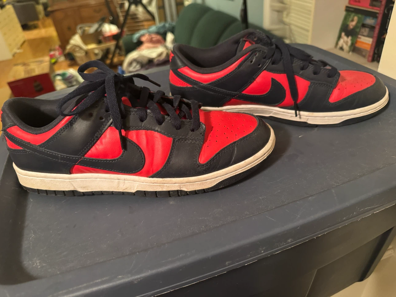 Nike Dunk Low Red/Black Sneakers - photo 2