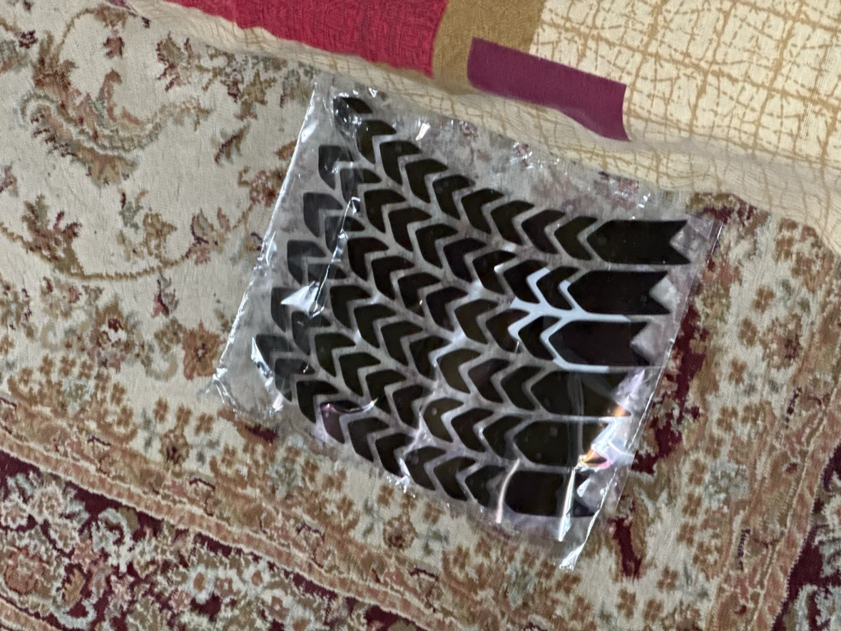Black Chevron Decal Stickers