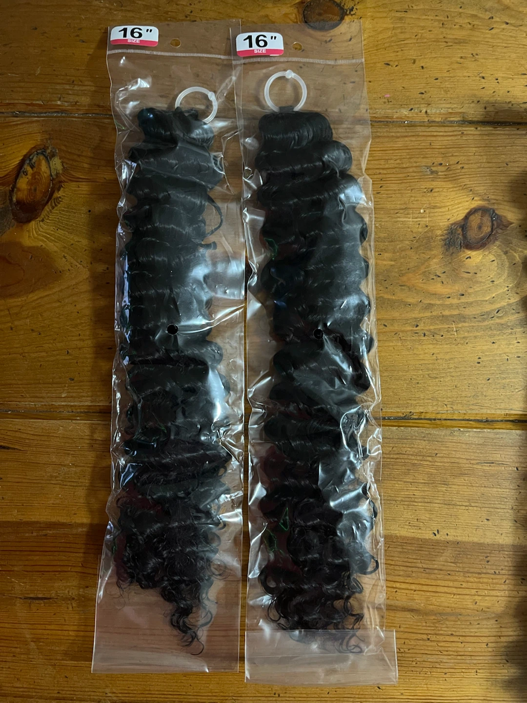 Crochet Hair Bundle, Human Hair & Synthetic, Deep Wave & Curly - photo 2
