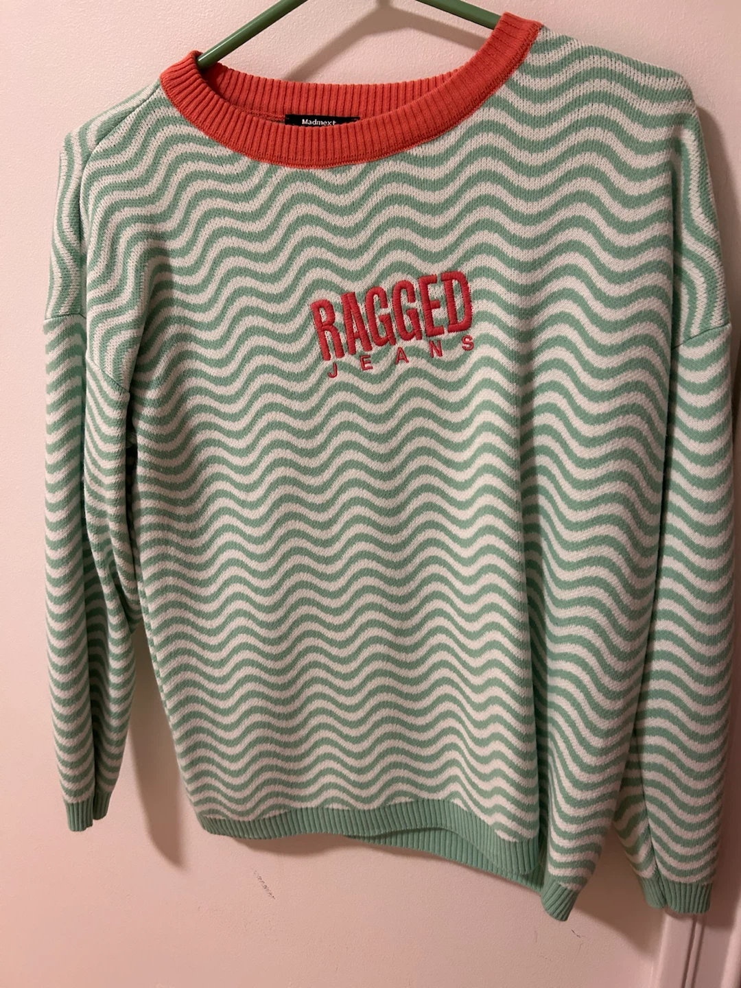 Ragged Jeans Wave Knit Sweater - photo 2