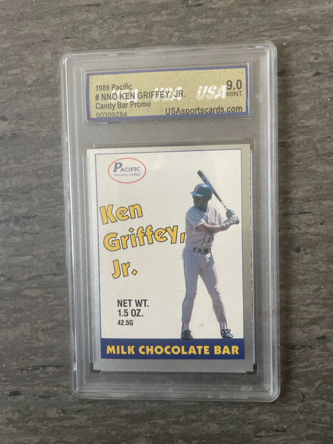 Ken Griffey Jr. 1989 Pacific Candy Bar Promo Baseball Card