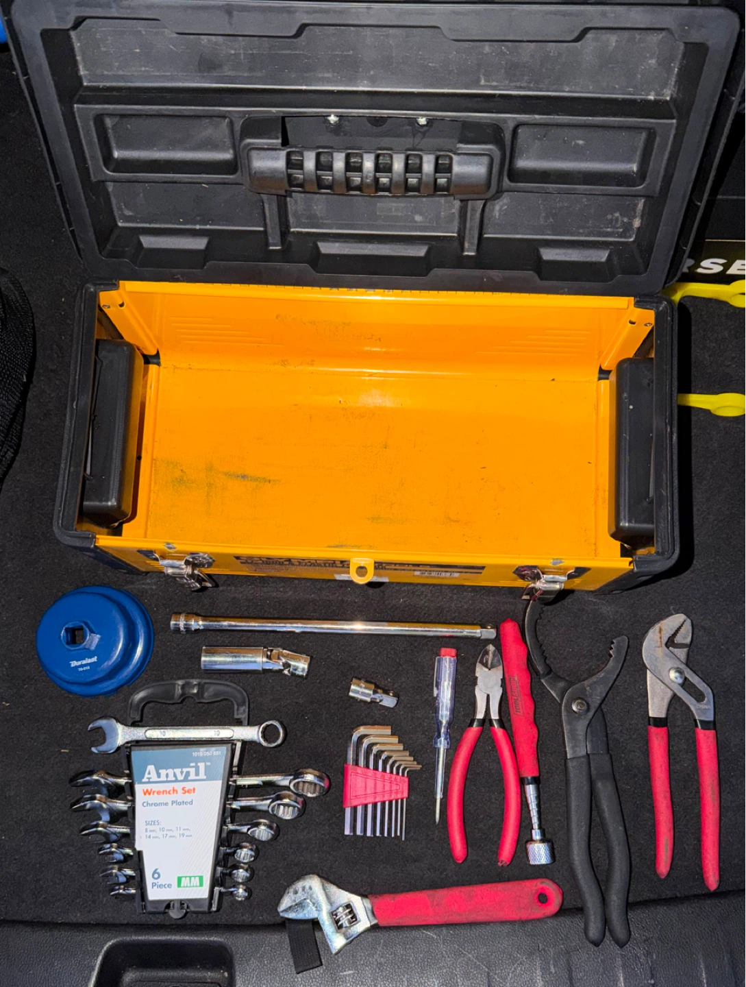 Anvil Wrench Set and Tools with Toolbox
