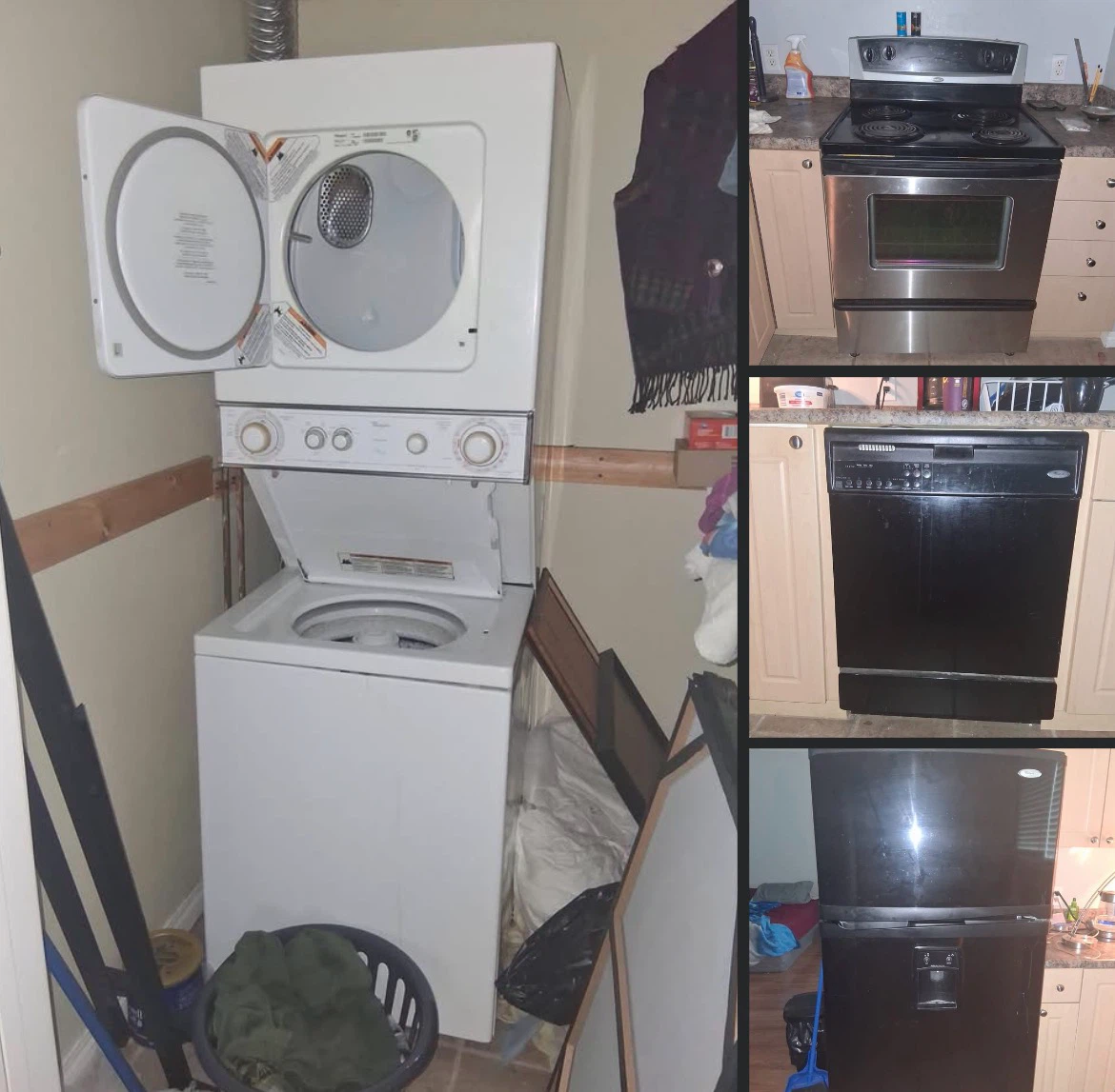 Whirlpool Stackable Washer and Dryer Set