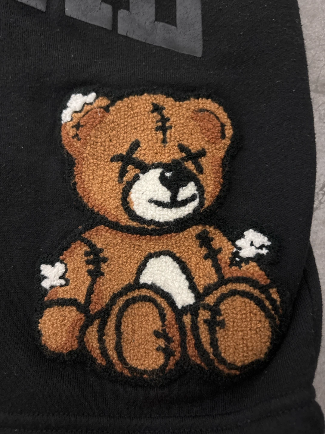 Urban Man Black Teddy Bear Shorts - photo 4