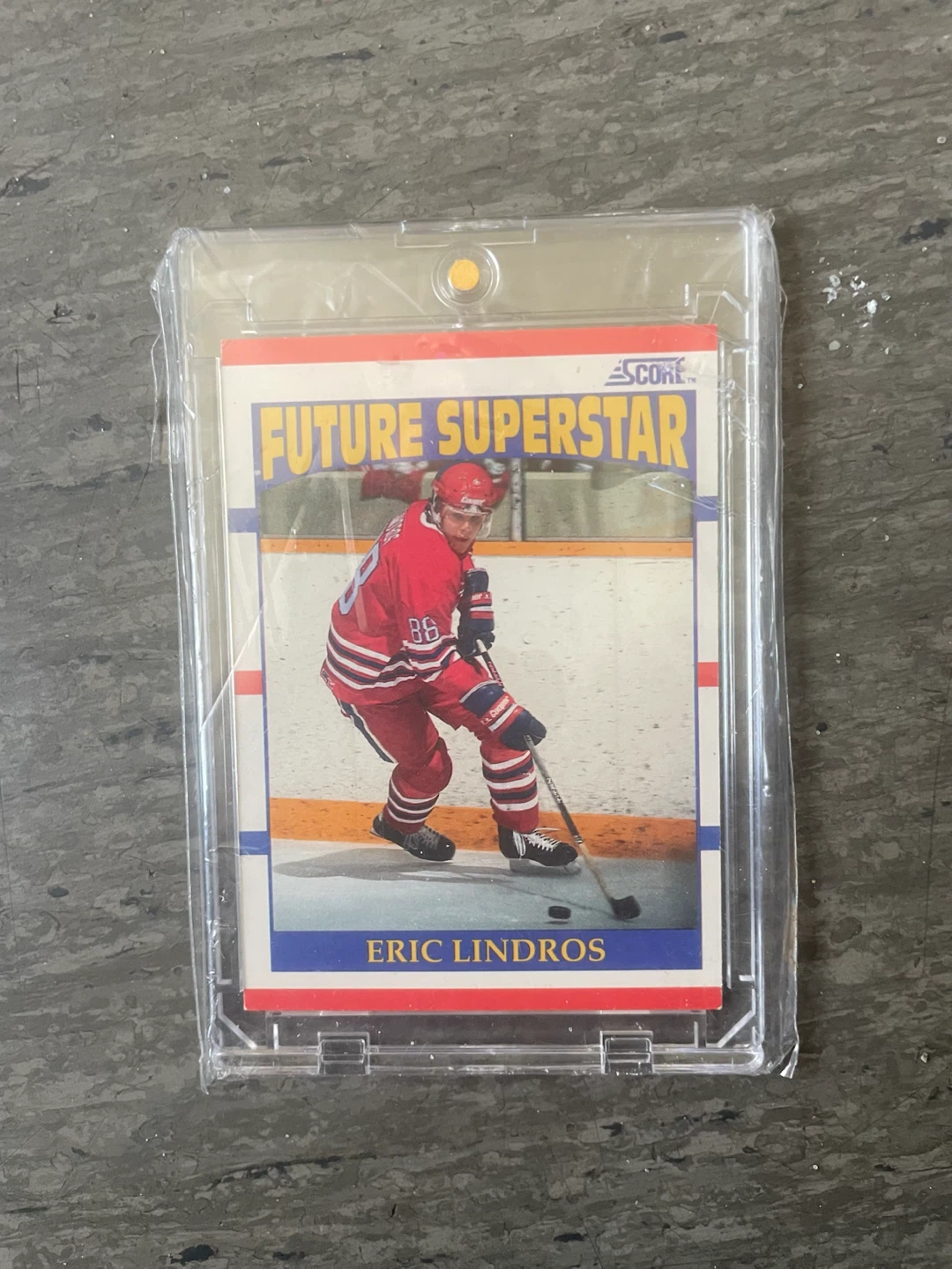 1988 Score Eric Lindros Future Superstar Hockey Card
