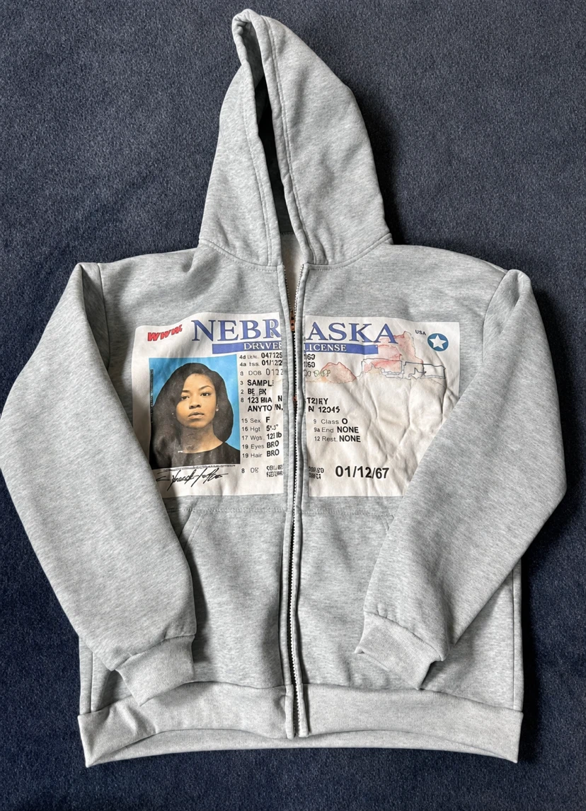 Grey Designed Zip up