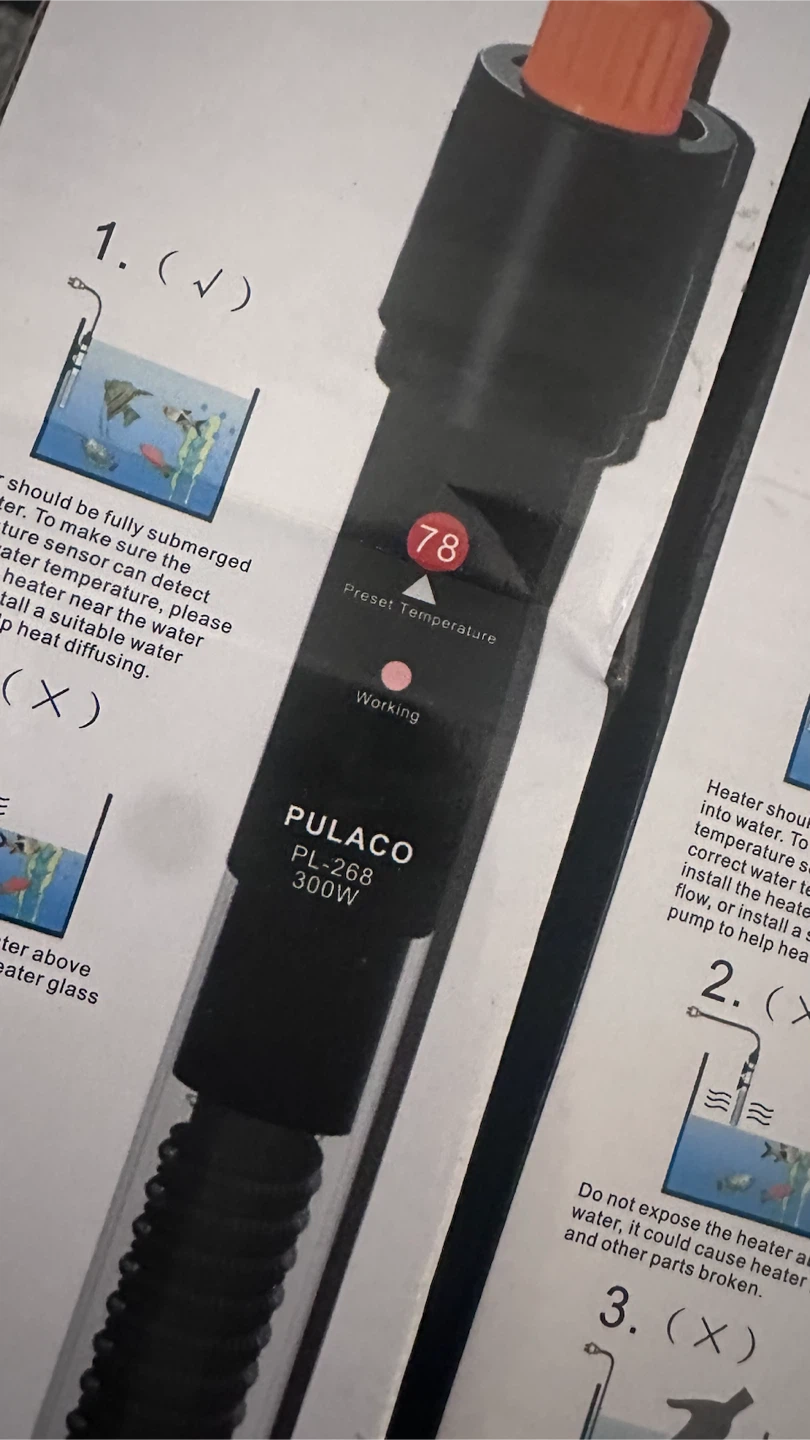 PULACO PL-268 Aquarium Heater 300W - photo 2